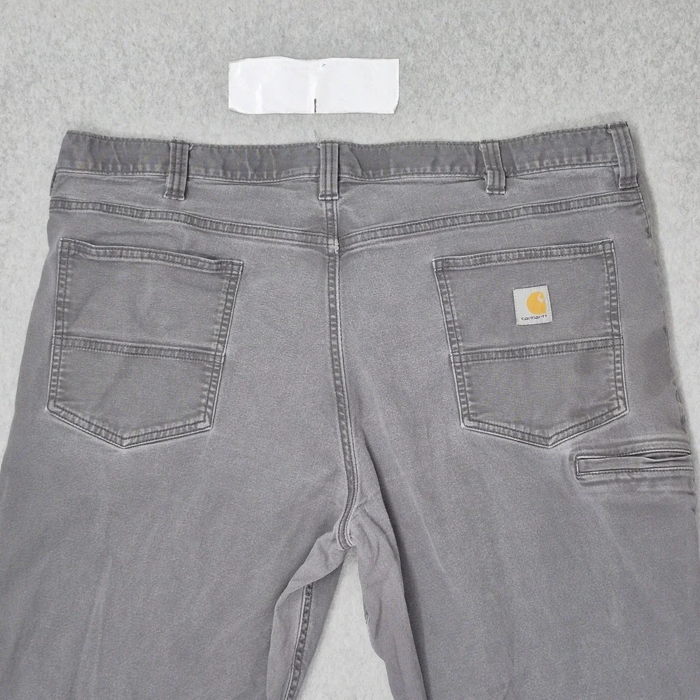 Carhartt Men Pants 40X32 Gray Straight Rigby Relaxed Fit 28